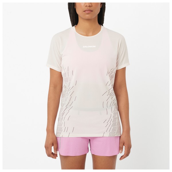 Salomon - Women's Sense Aero S/S Tee GFX - Løbeshirt