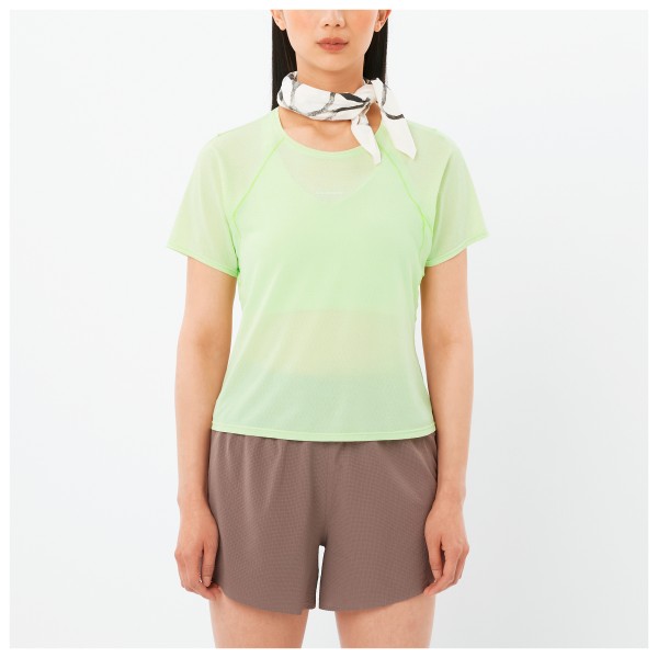 Salomon - Women's SHKout Air Cropp S/S Tee - Running shirt
