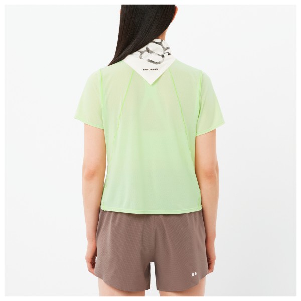 Salomon - Women's SHKout Air Cropp S/S Tee - Running shirt
