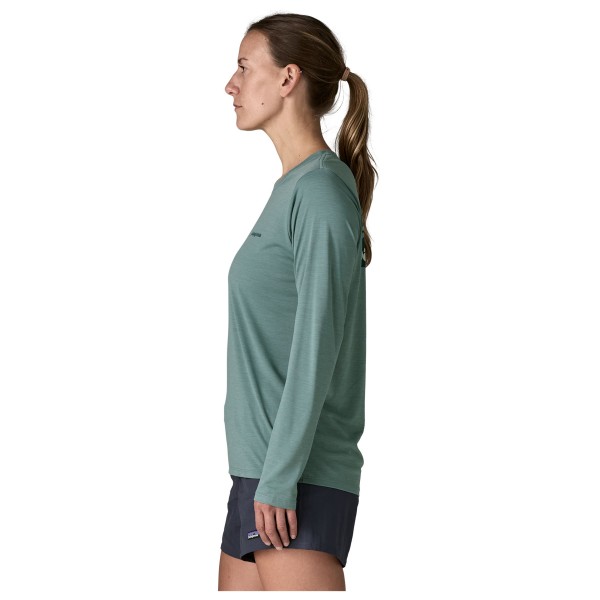 Patagonia - Women's L/S Cap Cool Daily Shirt Boardshort Logo - Camiseta funcional