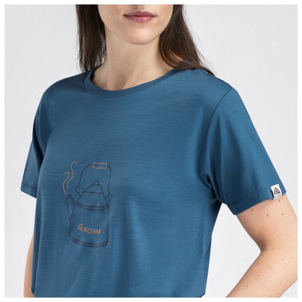 Aclima - Women's Lightwool 140 Tee Kettle - Merinoshirt
