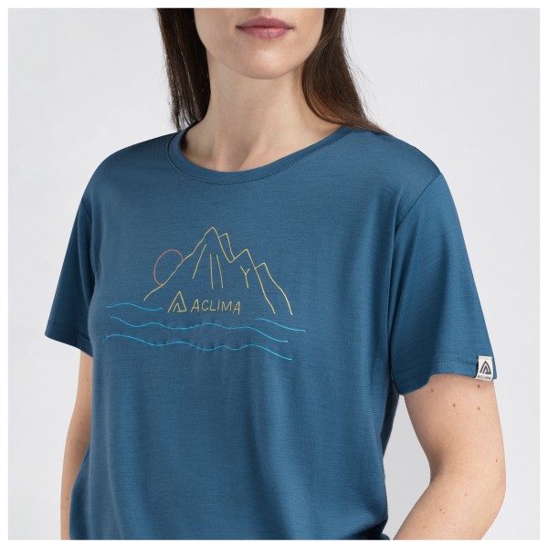 Aclima - Women's Lightwool 140 Tee Sunset - Merinotröja