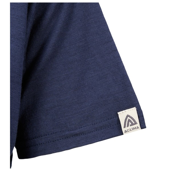 Aclima - Women's Lightwool Tee Logo - Merinovillapaita