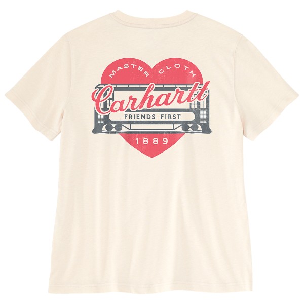 Carhartt - Women's Irvine Relaxed Heritage Heart - Camiseta de manga corta