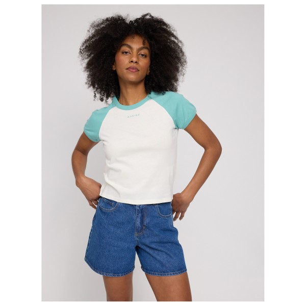 Mazine - Women's Contrast Sleeves T-Shirt - Camiseta de manga corta