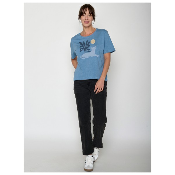 GreenBomb - Women's Panther Leaves Nova T-Shirt - Camiseta de manga corta