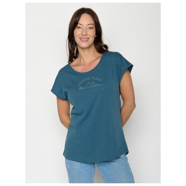 GreenBomb - Women's Weekend Plans Cool T-Shirt - Camiseta de manga corta