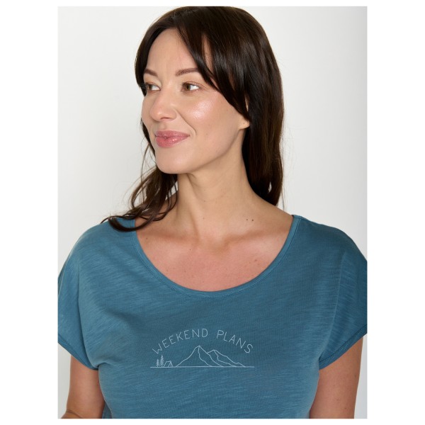 GreenBomb - Women's Weekend Plans Cool T-Shirt - Camiseta de manga corta