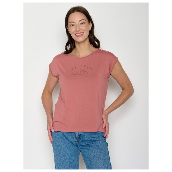 GreenBomb - Women's Weekend Plans Timid - Camiseta de manga corta