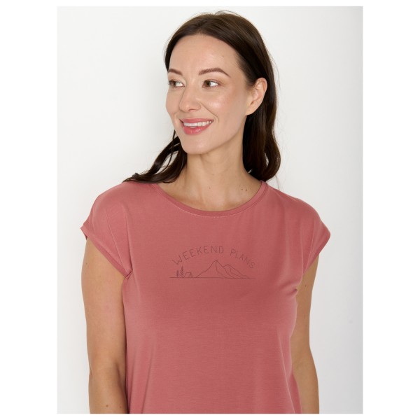 GreenBomb - Women's Weekend Plans Timid - Camiseta de manga corta