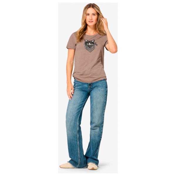 super.natural - Women's Bandito Cat Tee - Merinoshirt