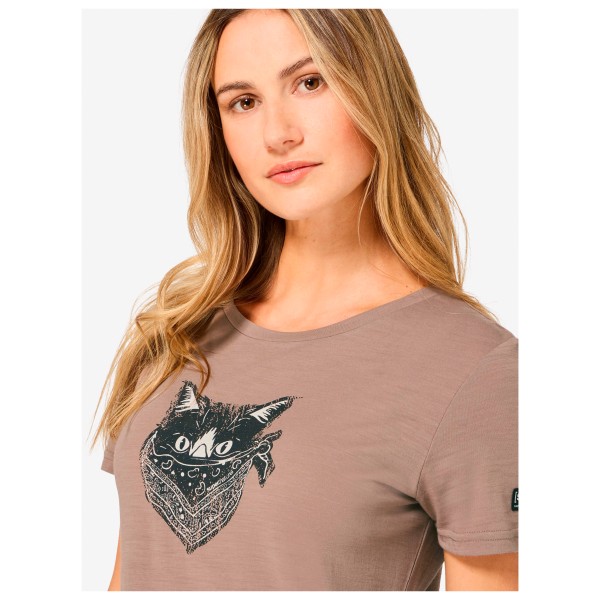 super.natural - Women's Bandito Cat Tee - Merinoshirt