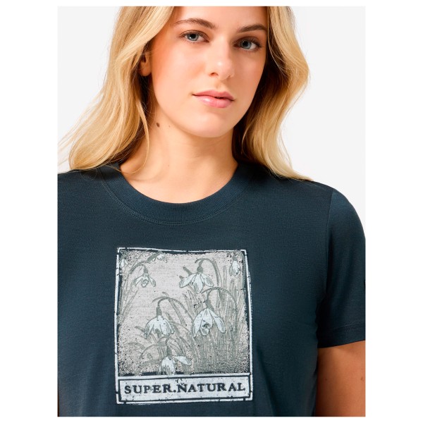 super.natural - Women's Snodrops Bio Jersey Tee - Merinoshirt