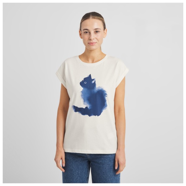 DEDICATED - Women's T-Shirt Visby Watercolor Cat - T-shirt