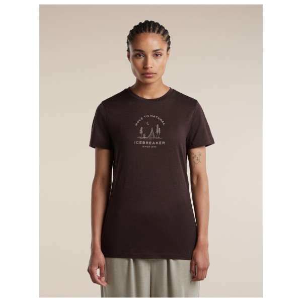 Icebreaker - Women's Merino 150 Tech Lite S/S Tee Peaceful Pass - Camiseta de merino