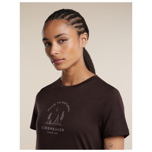 Icebreaker - Women's Merino 150 Tech Lite S/S Tee Peaceful Pass - Camiseta de merino