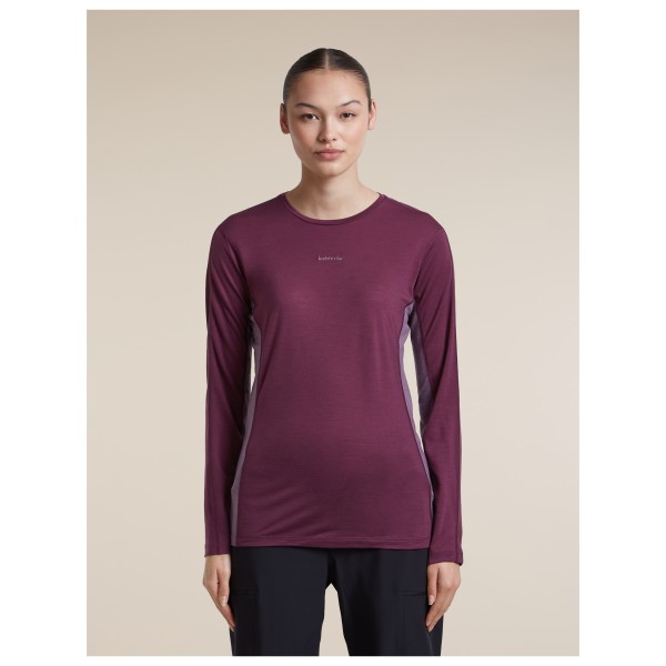 Icebreaker - Women's Merino Blend 125 L/S Tee Colour Block - Camiseta de merino
