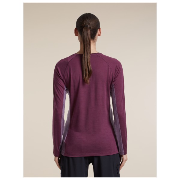 Icebreaker - Women's Merino Blend 125 L/S Tee Colour Block - Camiseta de merino