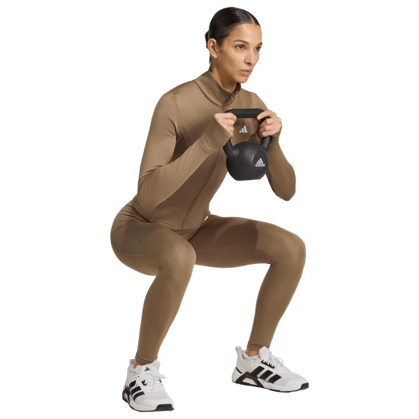adidas - Women's Workout Essentials Zip Through Jacket - Camiseta de manga larga