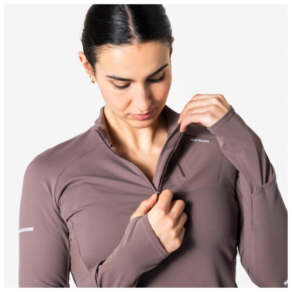 KIPRUN - Women's Run 900 1/2 Zip Warm Longsleeve Tshirt - Camiseta de manga larga