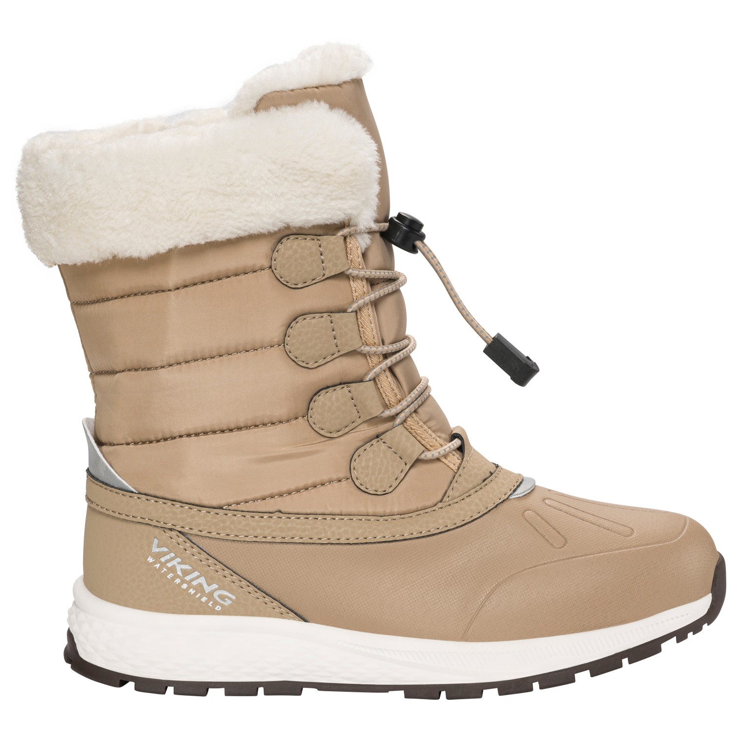 Viking Kid's Equip Warm WP Zip Winterschoenen beige