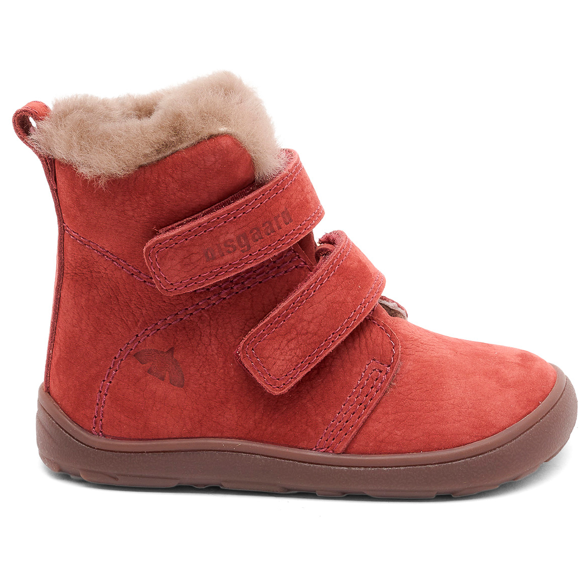 Bisgaard Kid's Barefoot Emil Lamb Winterschoenen rood