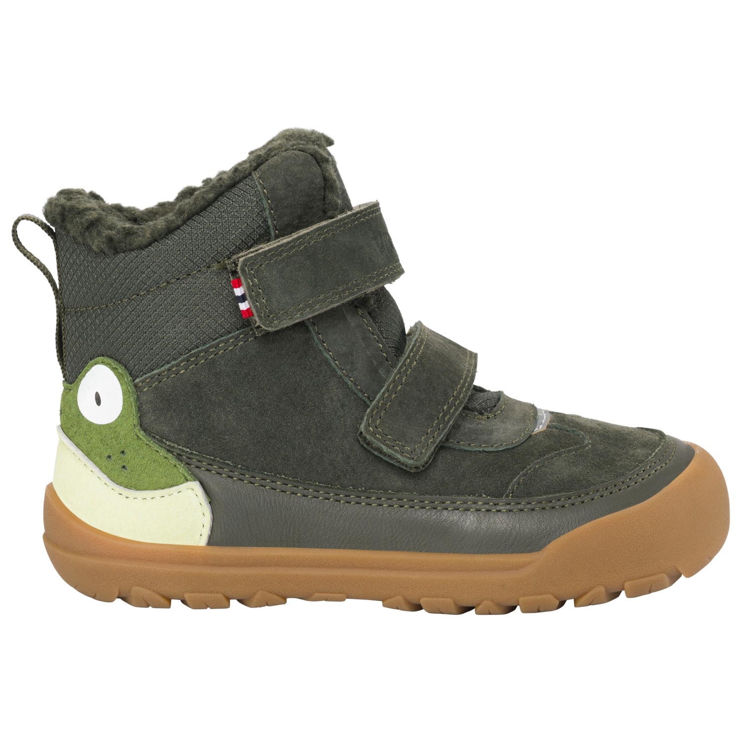 Viking Kid's Alv Barefoot Paw Warm WP 2V Winterschoenen olijfgroen