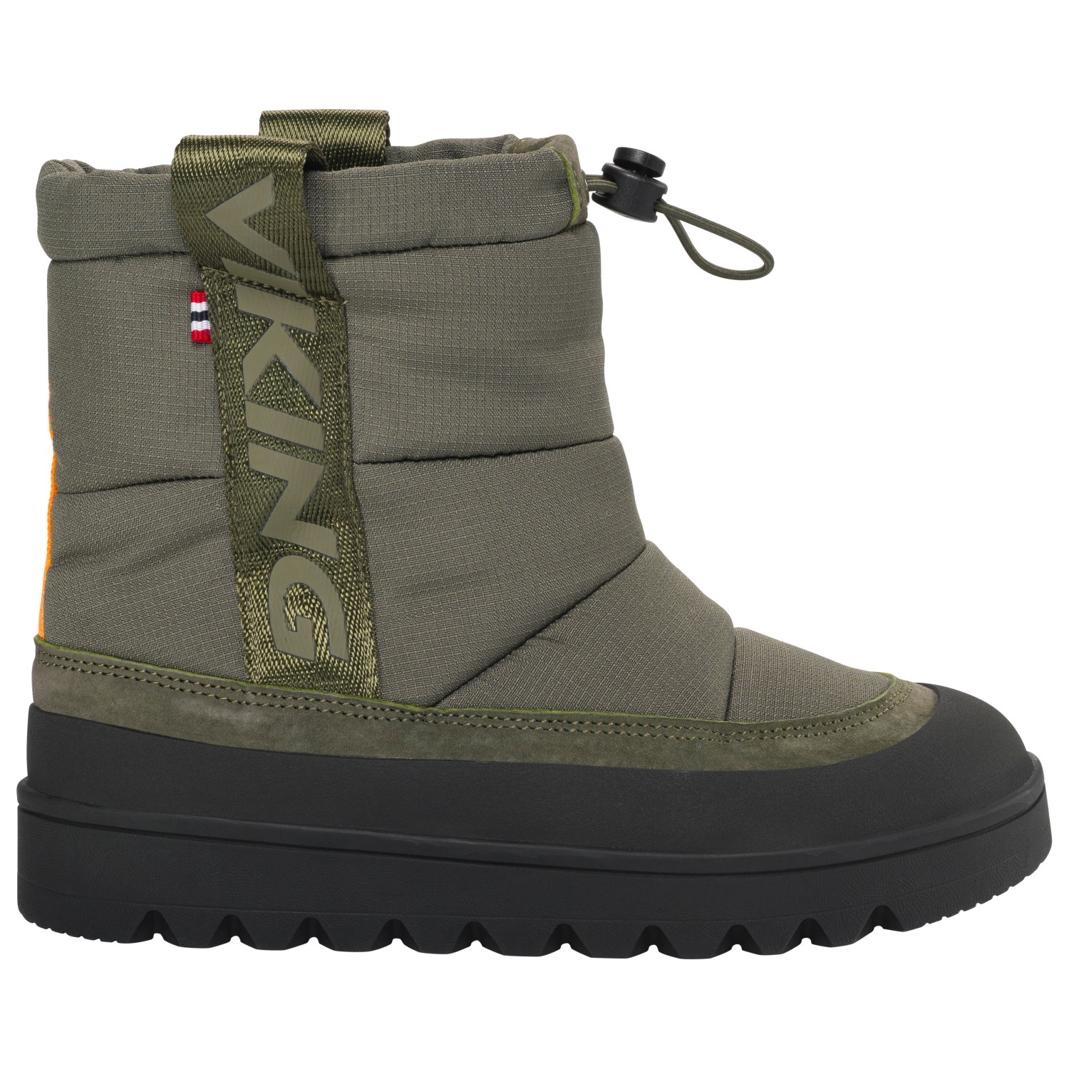 Viking Kid's Fleek Hybrid Warm WP Winterschoenen olijfgroen zwart