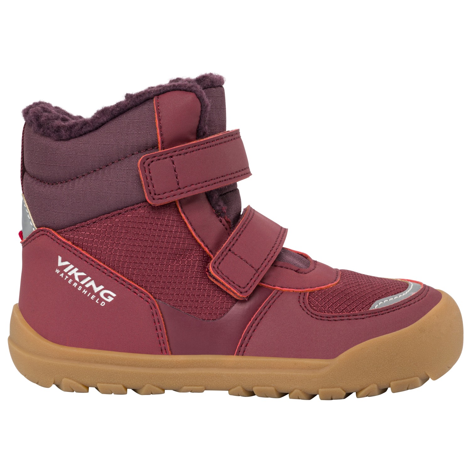Viking Kid's Rowan Barefoot Warm WP 2V Winterschoenen rood