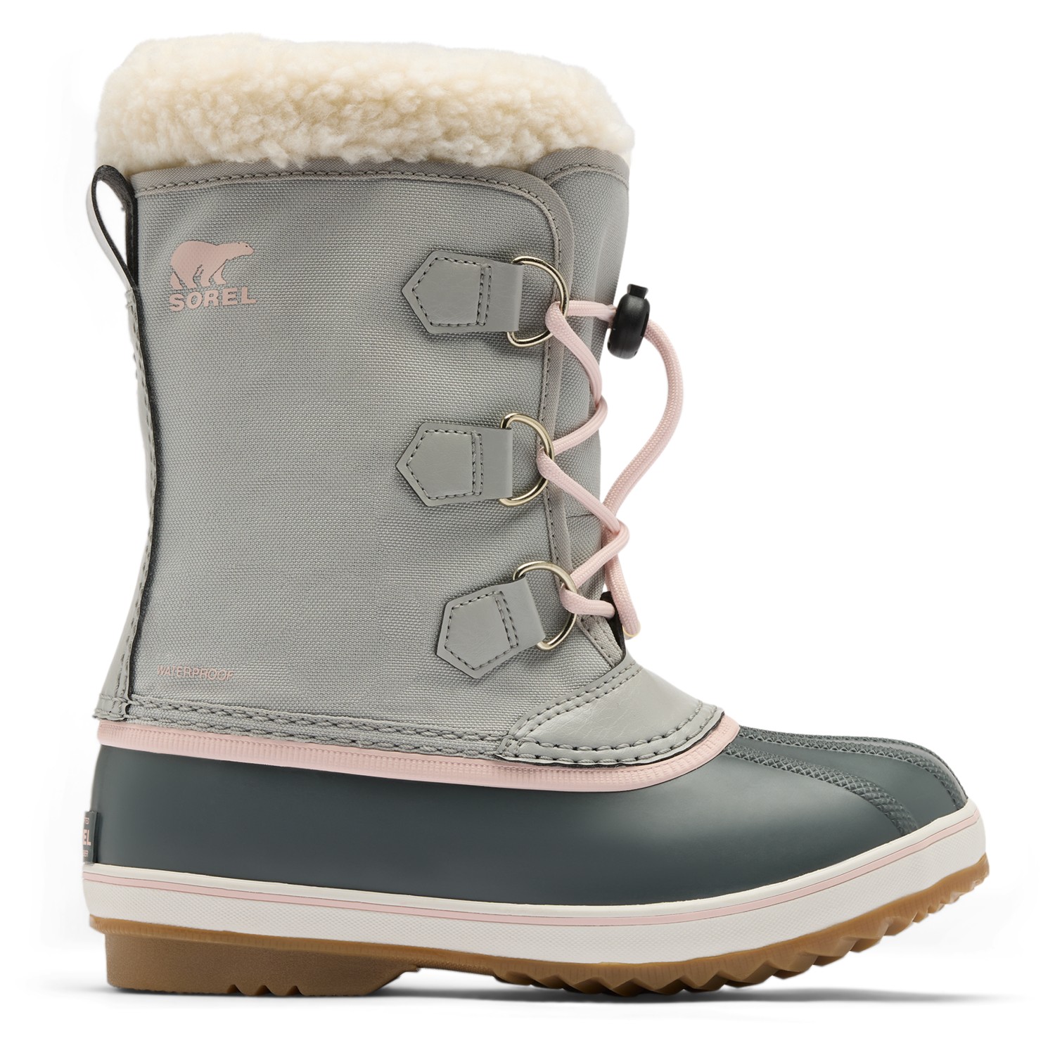 Sorel Kid's Big Yoot Pac Nylon WP Winterschoenen grijs