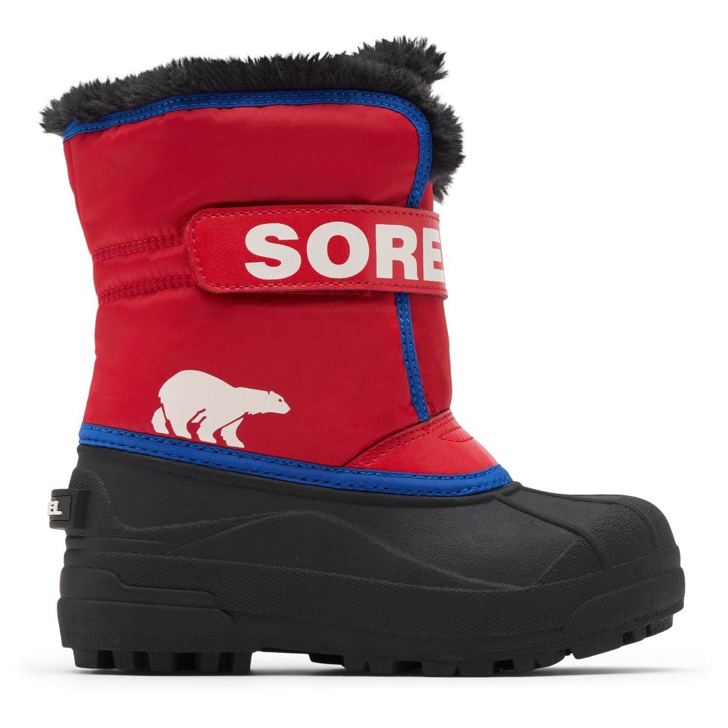 Sorel Kid's Little Snow Com der Winterschoenen rood zwart