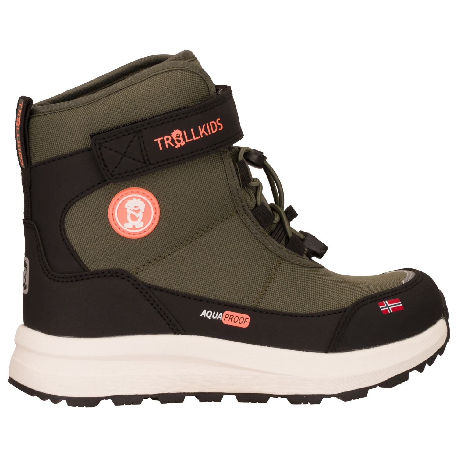 Trollkids Kid's Helgeland Anti Slip Winter Boots Winterschoenen zwart bruin