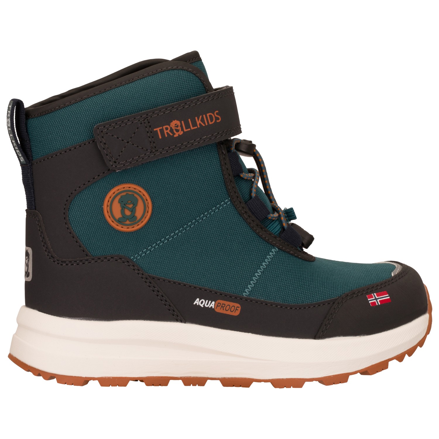 Trollkids Kid's Helgeland Anti Slip Winter Boots Winterschoenen zwart blauw