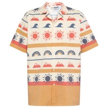 KnowledgeCotton Apparel - Box Fit Short Sleeved AOP Seersucker Shirt - Overhemd 