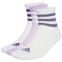 adidas - 3-Stripes Cushioned Sportswear Mid Cut Sock 3-Pack - Calcetines multifuncionales 