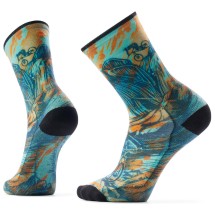 Smartwool - Bike Zero Cushion Rugged Ride Print Crew - Calcetines de ciclismo 