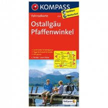 Kompass - Ostallgäu - Mapa de rutas en bicicleta
