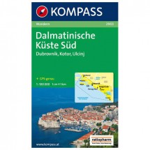 Kompass - Dalmatinische Küste Süd - Mapa de senderos