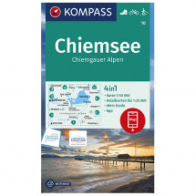 Kompass - Wanderkarte Chiemsee, Chiemgauer Alpen - Wanderkarte