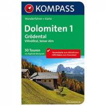 Kompass - Dolomiten 1, Grödental - Walking guide book