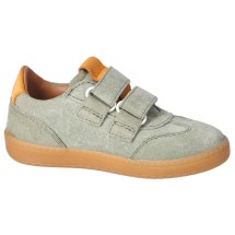 Wheat Sneaker Bambini Alin – Leggere Con Velcro, Pelle Scamosciata E Cotone Bio, Traspiranti
