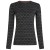 Detailbeeld 1 Icebreaker - Women's Merino 260 Oasis L/S Crewe Alpine Geo - Merinowollen ondergoed
