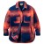 Rich Navy / Red Ochre Check