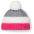 Pinkmeliert / White / Graumele