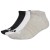 Medium Grey Heather / White / Black