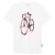 Detailbild 1 DEDICATED - T-Shirt Stockholm Red Strokes Bike - T-Shirt