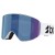 Matte White / Brown With Blue Multi
