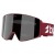 Matte Burgundy / Smoke with Silver Mirror