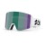 Matte White / Brown with Green Multi