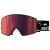 Granite Black / White / Red Chrome